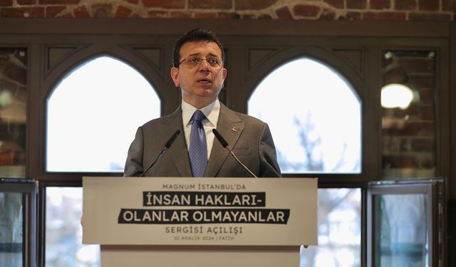 İmamoğlu: İnsan hakları ihlali, İstanbul'da da Van'da da Gazze'de de Halep'te de Ukrayna'da da ihlaldir