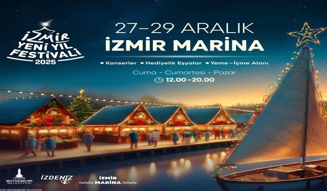 Yeni yıl heyecanı İzmir Marina’da