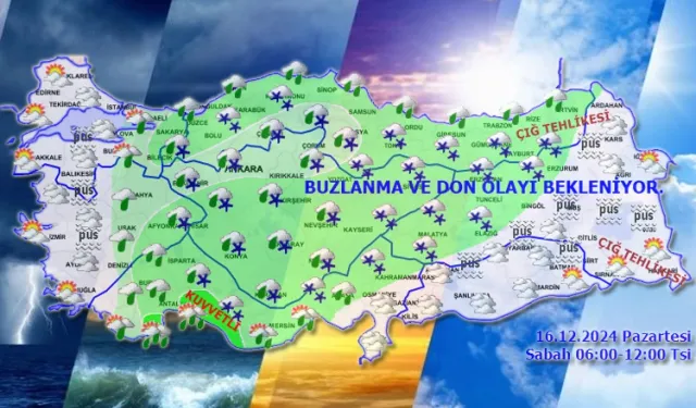 Meteoroloji'den kuvvetli yağış uyarısı