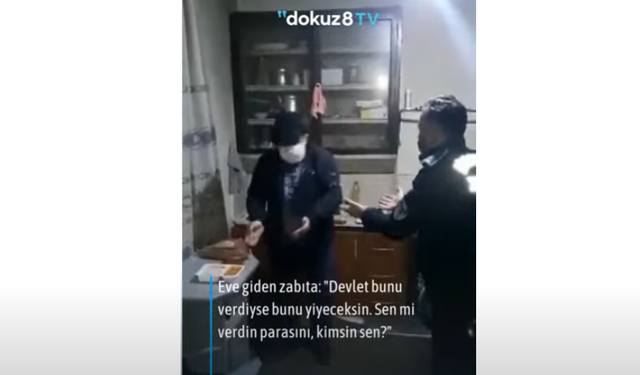 Ordu'da sosyal yarıdm alan yurttaşa "Az geliyorsa az yiyeceksin!" diyen zabıta açığa alındı