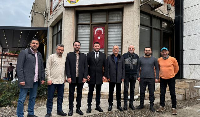 Manisa Büyükşehir’in yeni daire başkanı Temiz’den Başkan Aydın’a tebrik ziyareti