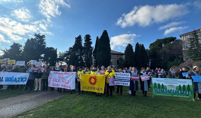 Boğaziçi Üniversitesi'nde akademisyenlerin nöbeti 1000. günde devam ediyor