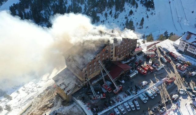 Bolu Grand Kartal Oteli yangın faciasına ilişkin bilirkişi ön raporu tamamlandı