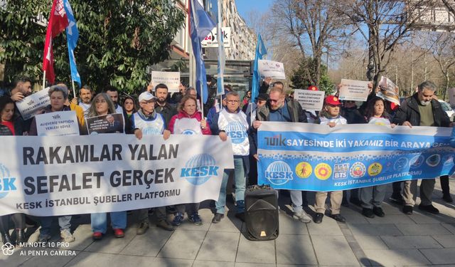 KESK İstanbul Şubeler Platformu: TÜİK rakamları sahte, yoksulluk gerçek!