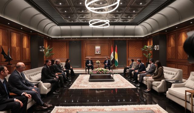 Mesrur Barzani İmralı heyetini kabul etti