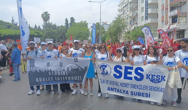 SES Antalya Şubesi: Emek bizim, iş bizim, 1 Mayıs’ta alanlar bizim