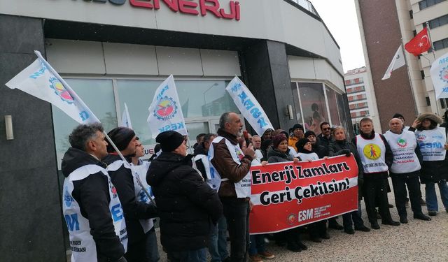 ESM'den Eskişehir'de elektrik zamlarına karşı eylem: Soyguna son verilsin, şirketler kamulaştırılsın