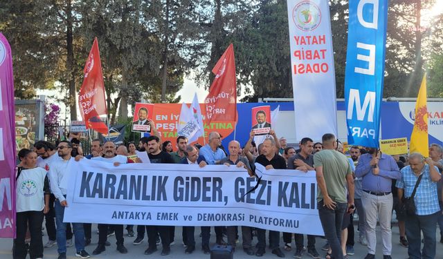 Hatay'da Gezi anması