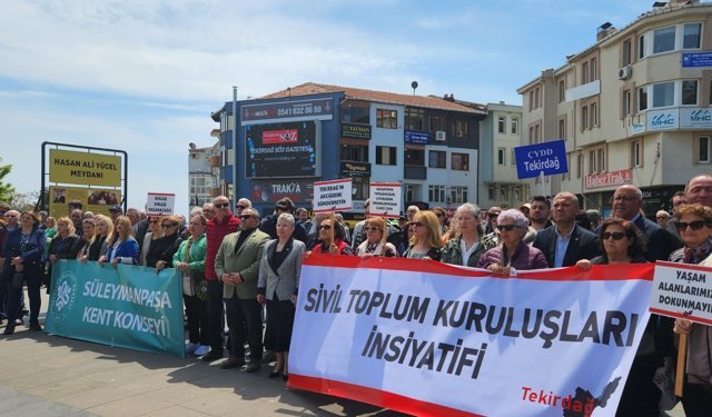Tekirdağ'da halk tepkisi ihale iptal ettirdi, yurttaşlar zaferi meydanda kutladı
