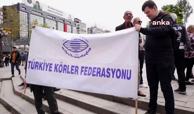 Türkiye Körler Federasyonu: Engellilerin hayata katılımı için lehte düzenlemelerden ısrarla kaçınılıyor