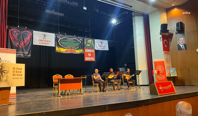 Malatya'da Cemevi'nde Kerbela paneli