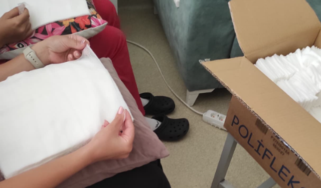 ÇÖMÜ Hastanesi sağlık emekçilerinden mola saatlerinde spanç katlattırılmasına tepki