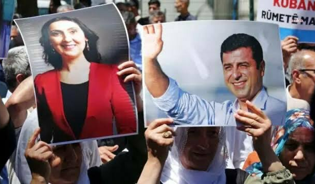 DEM Parti'den Yüksekdağ'ın ve Demirtaş'ın tahliye edilmemesine tepki: Mahkeme açıkça suç işliyor