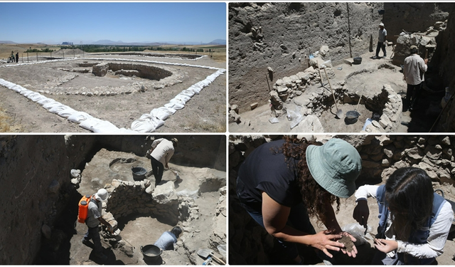 Kahramanmaraş Yassı Höyük'te Tunç Çağı'na ait yapılar gün yüzüne çıkarıldı