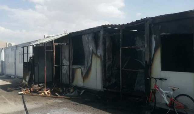 Konteyner yangınında 3 yaşındaki çocuk öldü