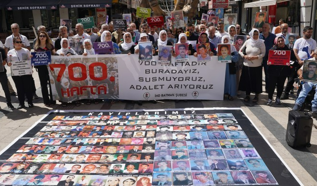 Kayıp yakınları 700 haftadır adalet arıyor