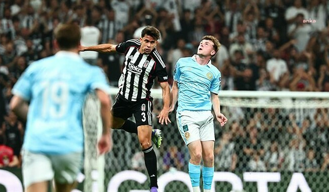 Beşiktaş, St Patrick'i 3-2 yenerek tur atladı