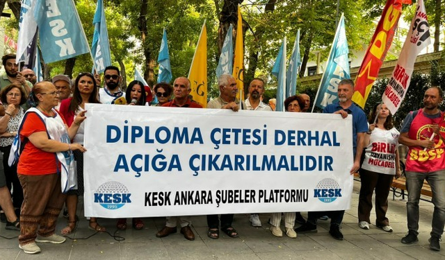 KESK'ten "sahte diploma" açıklaması: Devlet, bu hırsızlar ve onlara göz yumanlar eliyle itibarsızlaştırılmıştır