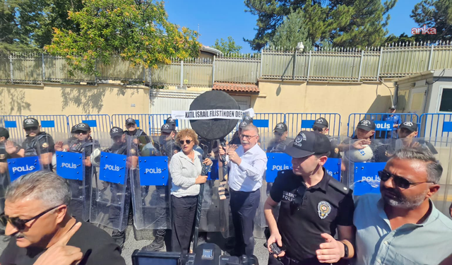 KESK'in, Filistin eylemine polis müdahalesi