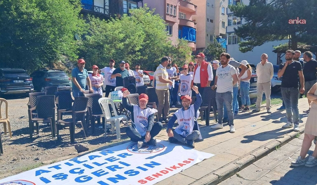 Şavşat'ta belediye işçilerinin çadırına polis müdahalesi