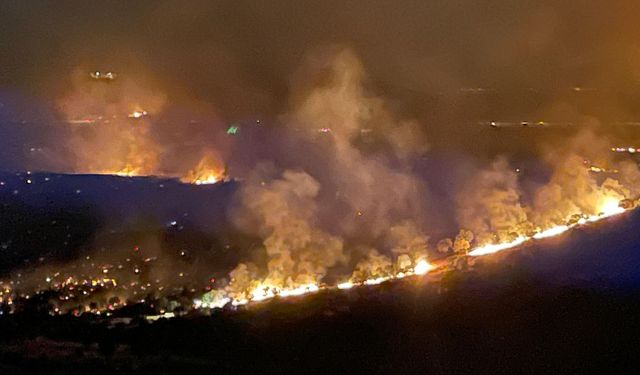 Diyarbakır’ın Lice, Hani ve Kocaköy ilçelerinde yangın