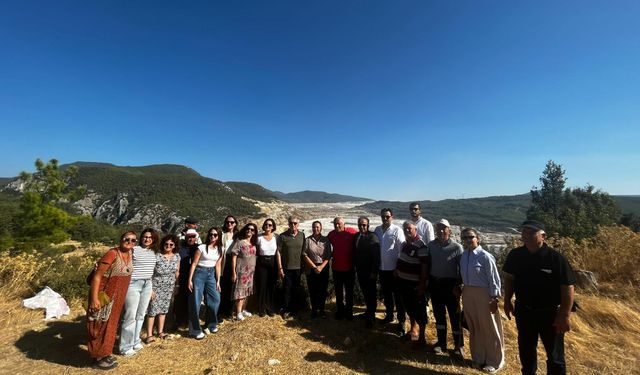 Baro başkanlarından Akbelen'de zeytinlik alanların madene açılmasına tepki