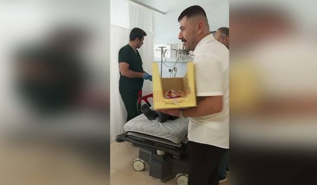 Çorum'da hastanede hastalara "okutulmuş kek" dağıtıldı