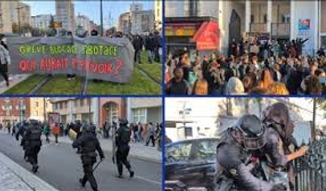Fransa’da kemer sıkma politikalarına karşı protestolar: 128 gözaltı, 7 polis yaralı