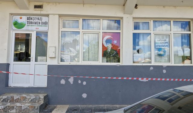 Gökçeyazı Türkmen Dağı Çevre Derneği binasına saldırı