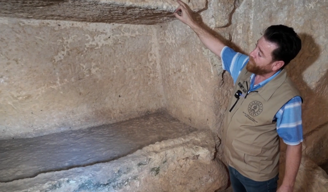 Adıyaman'daki Tharsa Antik Kenti'nde 8 oda mezarı bulundu