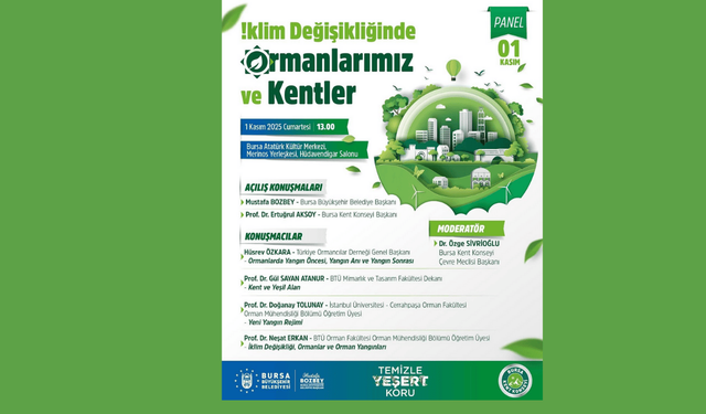 İklim değişikliği Bursa'da masaya yatırılacak