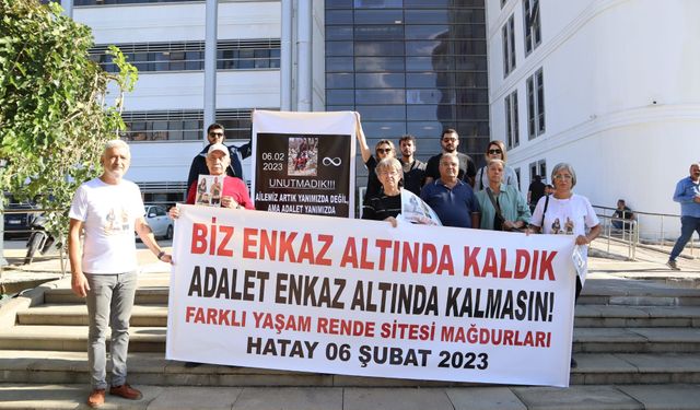 Hatay'da yıkılan Rende Sitesi Mağdurları: Adalet enkaz altında kalmasın!
