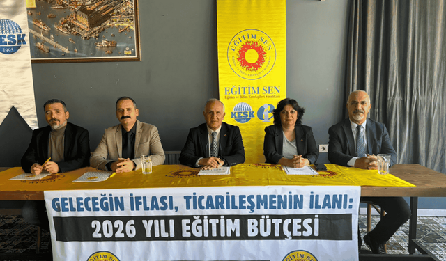 Eğitim Sen: 2026 eğitim bütçesi öğrenciden tasarruf edip dini eğitime kaynak aktaran siyasal bir tercihtir