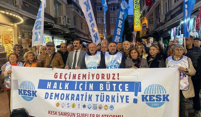 KESK Samsun Şubeler Platformu: 2026 bütçesi tarihinin en ağır rant bütçesidir