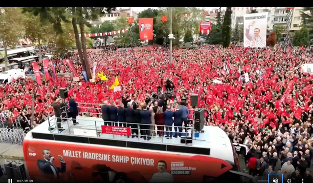 CHP'nin "Millet İradesine Sahip Çıkıyor" mitingi, Özgür Özel: 68'inci eylemde Ordu tarihe geçiyorsa doğru yoldayız