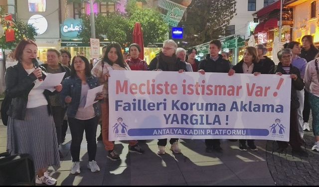 Antalya Kadın Platformu’ndan Meclis’teki istismar skandalına tepki: Failleri tanıyoruz, çocuklar için adalet istiyoruz!