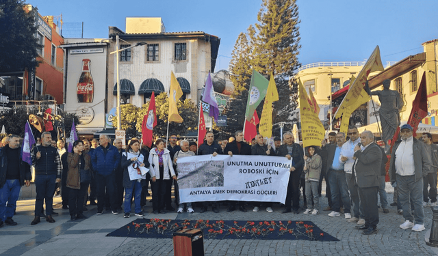 Antalya’da Roboski Katliamı anması: Adalet sağlanmadan barış mümkün değil