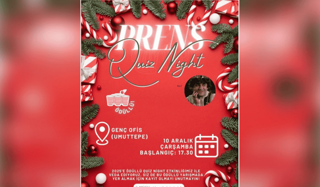 Üniversitede 'Prens Quiz Night' iptal edildi: Gerekçe güvenlik sorunu