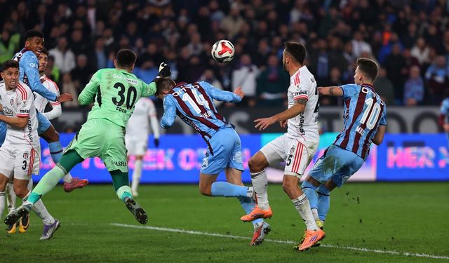 Trabzonspor ile Beşiktaş 3-3 berabere kaldı