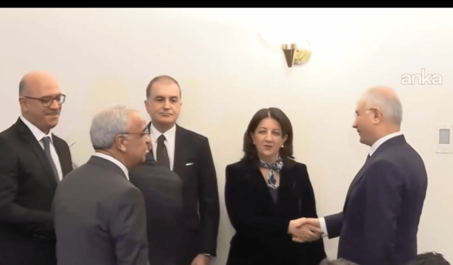 DEM Parti İmralı Heyeti, siyasi parti ziyaretleri kapsamında AKP'yi ziyaret etti