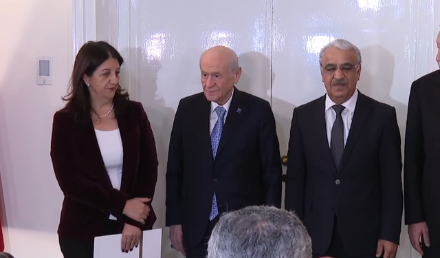 DEM Parti heyeti, Devlet Bahçeli’yi ziyaret etti