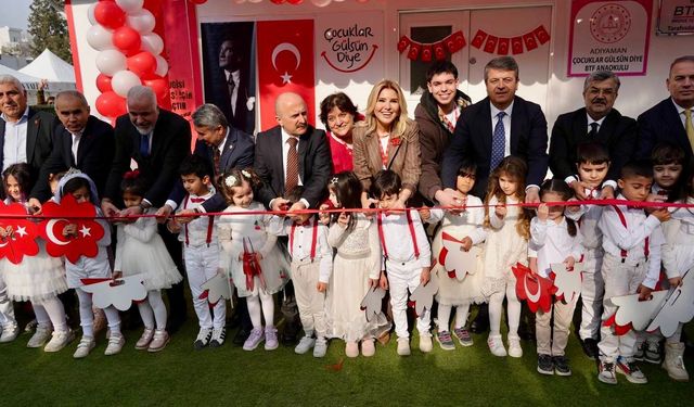 Abdurrahman Tutdere’nin girişimleri meyvesini verdi: Gülben Ergen Adıyaman’da 3’üncü anaokulunu açtı