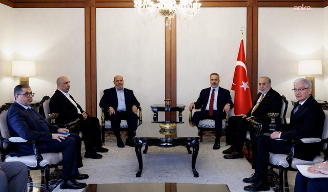 Dışişleri bakanı Hakan Fidan Hamas heyetiyle Ankara'da görüştü