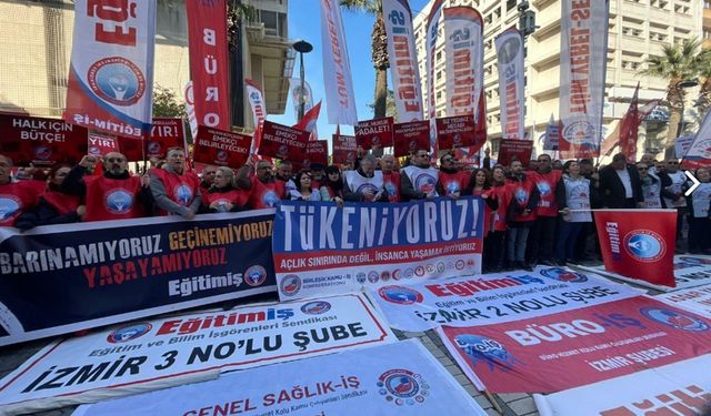 Birleşik Kamu-İş İzmir’de iş bıraktı: Krizin faturasını ödemeyi reddediyoruz
