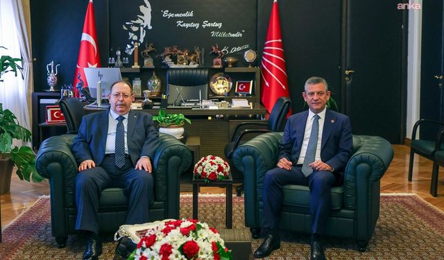 Özgür Özel YSK Başkanı Ahmet Yener ile görüştü