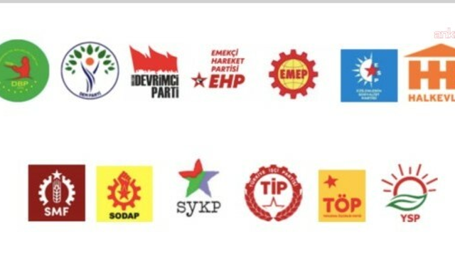 13 siyasi partiden ortak açıklama: Kürt halkının ve ezilen tüm Ortadoğu halklarının yanındayız
