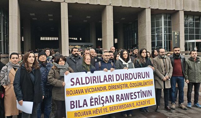 Avukatlardan 'Suriye' protestosu: Katliam ve soykırım tehdidine sessiz kalmayacağız