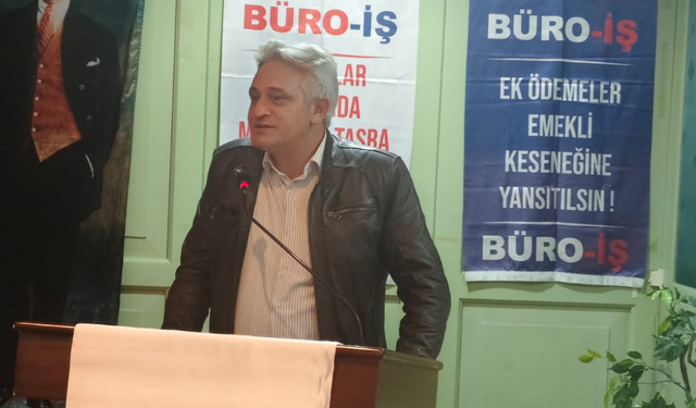 Büro-İş Sendikası Manisa Şube Başkanı Salih Kozan’dan bayrak saldırısına sert tepki