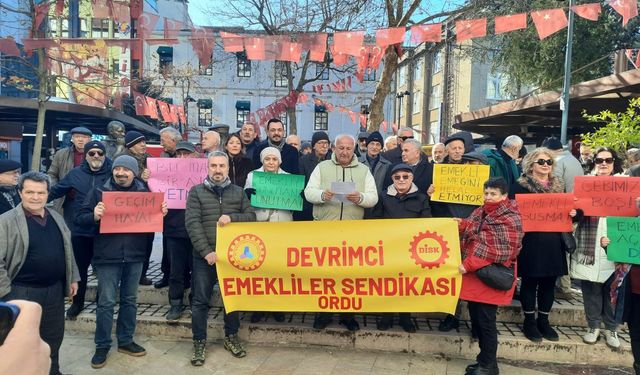 DİSK-Dev Emekli Sen Ordu: Sefalete şükretmeyeceğiz