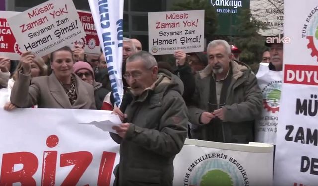 Tüm Emeklilerin Sendikası: Yerel seçimlerinde iktidarı nasıl gerilettiysek, ilk genel seçimde bu iktidarı değiştireceğiz